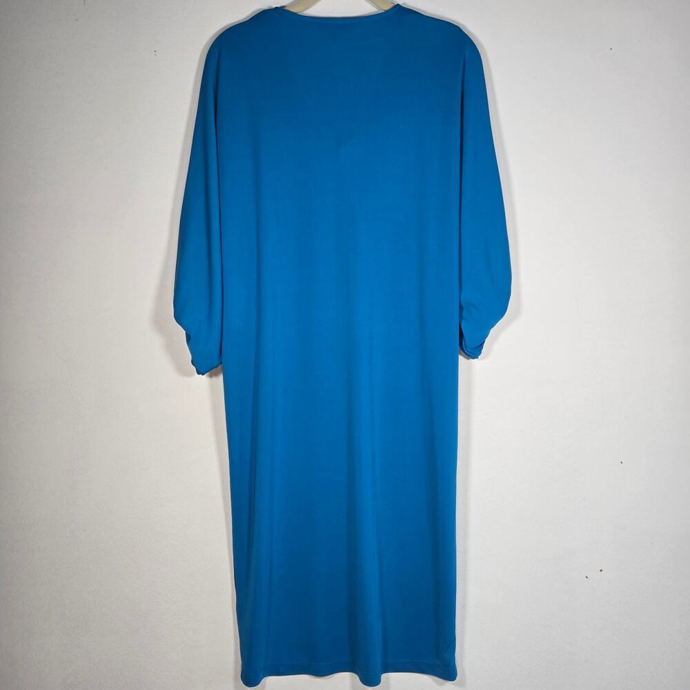 European Summer Blue Ralph Lauren V Neck Dress Size M - Picture 7 of 7